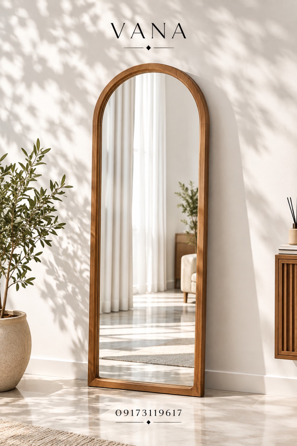 آینه گنبدیVANA با طراحی خاص و مدرن،